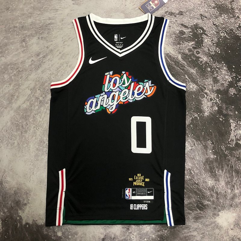 גופיית NBA ראסל ווסטברוק שחורה לוס אנג׳לס לייקרס