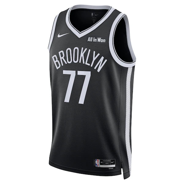 גופיית NBA בן שרף שחורה בברוקלין נטס