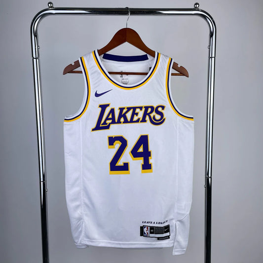 גופיית NBA קובי בראיינט לבנה בלוס אנג׳לס לייקרס