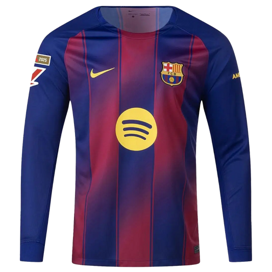 חולצת משחק ארוכה ברצלונה בית 25/26